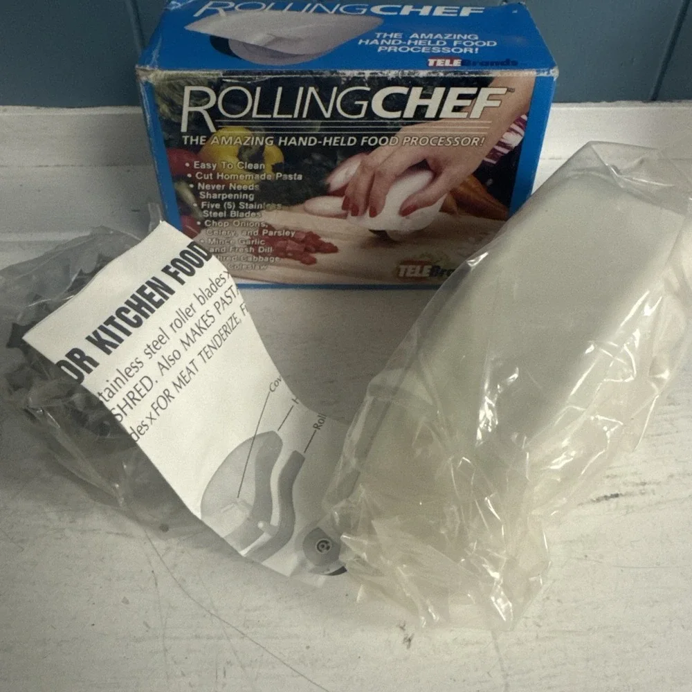 Vintage Rolling Chef Hand Held Food Processor‎ by TeleBrands